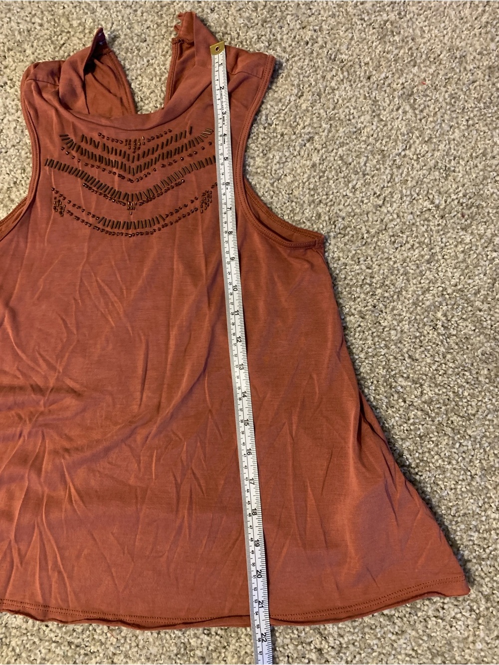 Abercrombie & Fitch Rust Cutout Racerback Tank - Picture 5 of 8